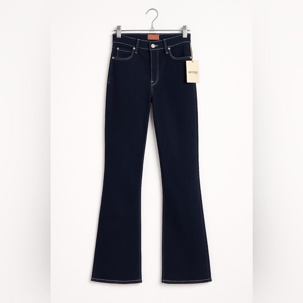 NWT Mother The Double Dazzler Jeans – Dark Wash – Size 25